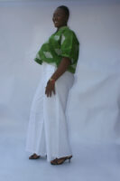 Green IMANI Top and Pants Set