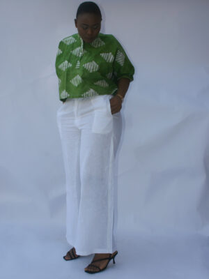 Green IMANI Top and Pants Set