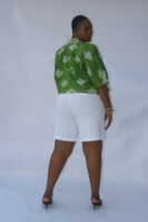 Green LILY Batik Top and Shorts